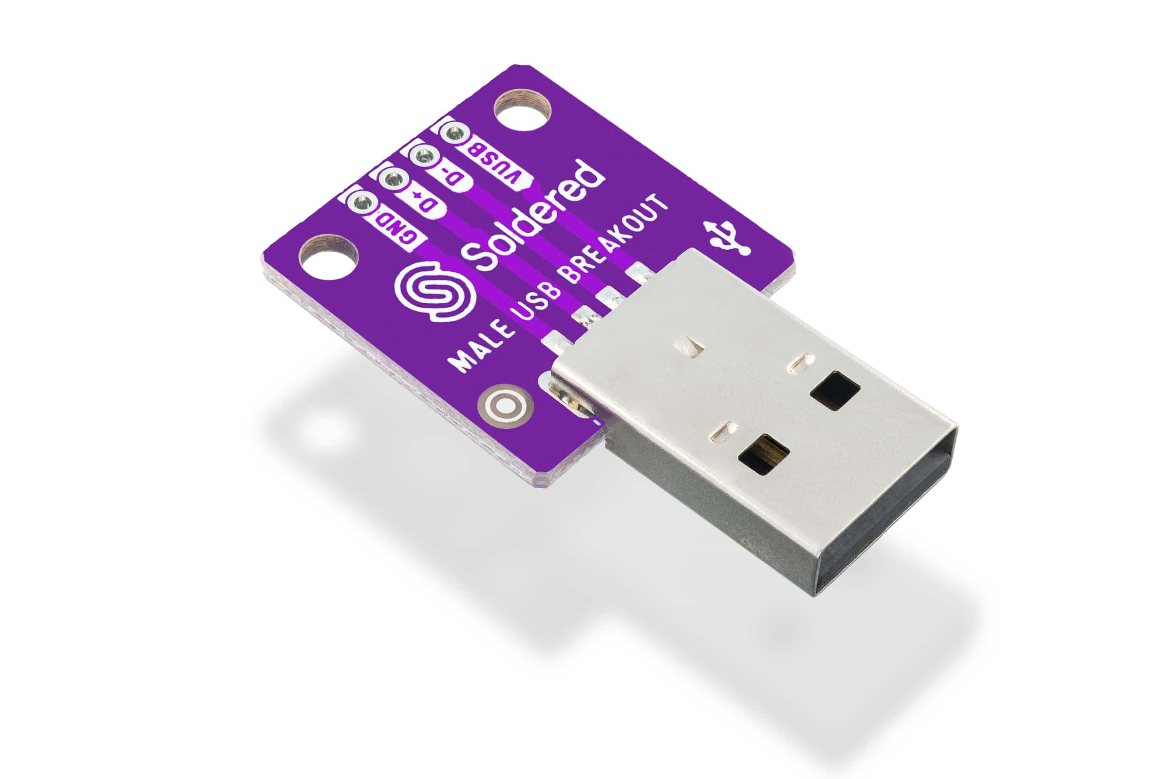 USB Type A Male Breakout
