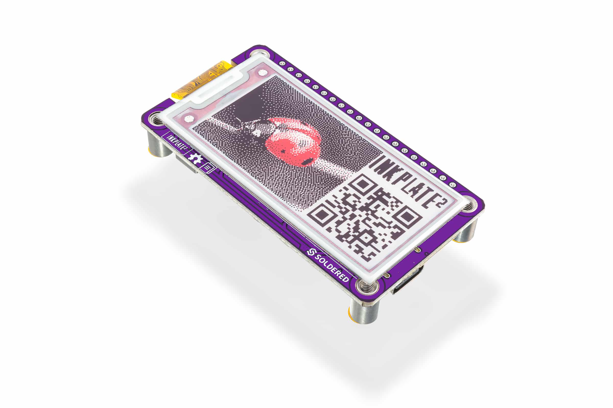 Inkplate 2 With e-paper, Enclosure & Battery