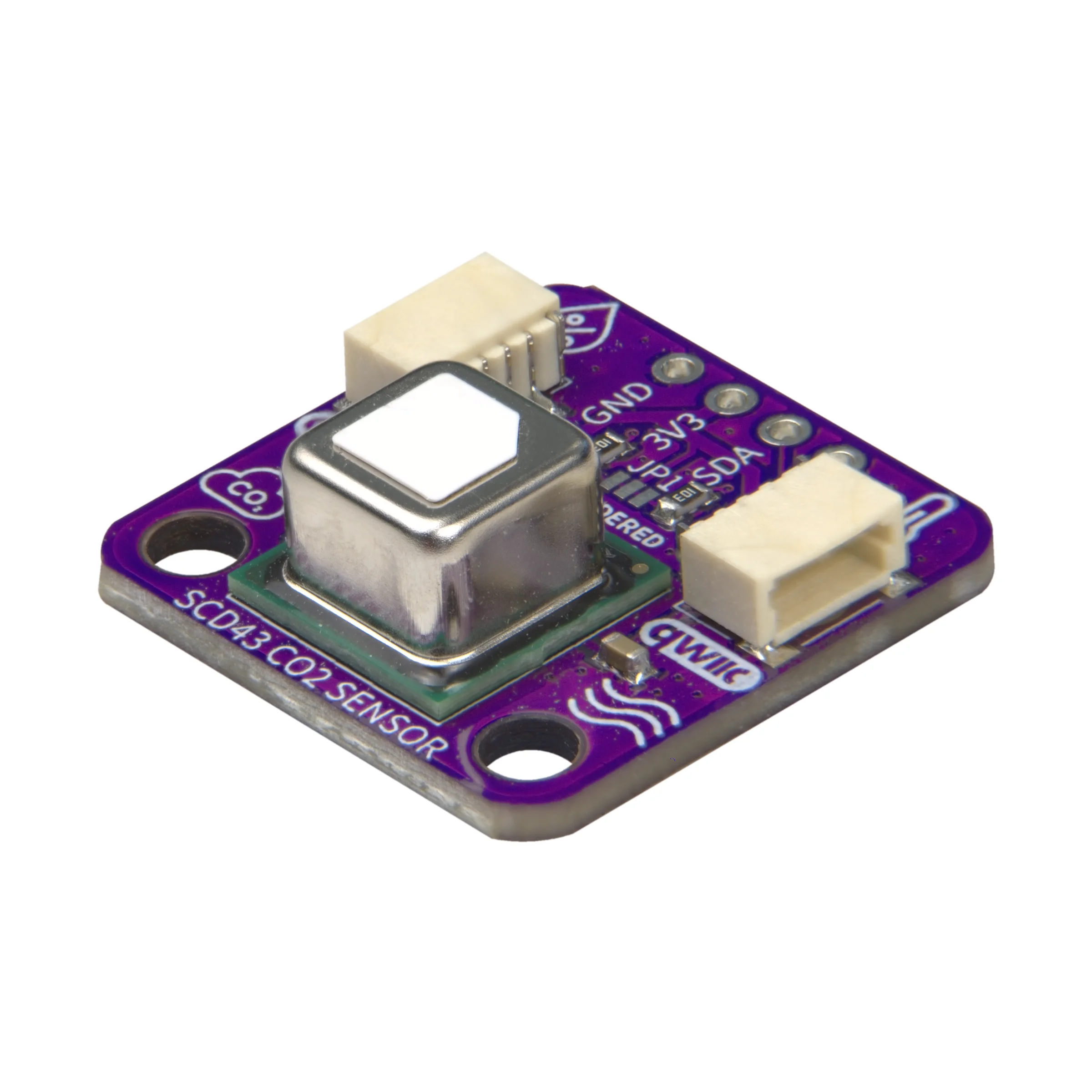 Soldered SCD43 CO2 Sensor Breakout